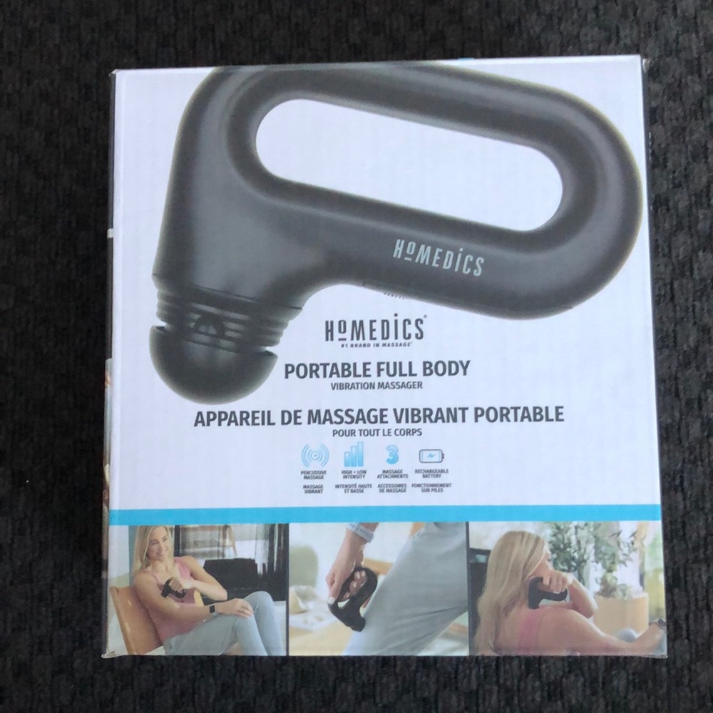 HoMedics® Portable Full Body Vibration Massager in Black